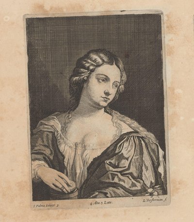 Ritratto di una giovane donna (Violante) da Lucas Vorsterman (II)