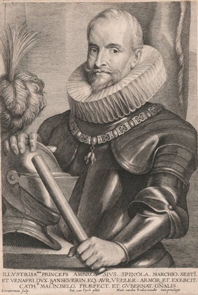 Ambrosius Spinola Marchio Sesti et Venafri da Lucas Vorsterman