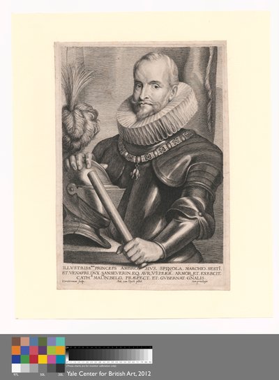 Illustrissmus Princeps Ambrosius, Spinola, Marchio Sest I da Lucas Vorsterman