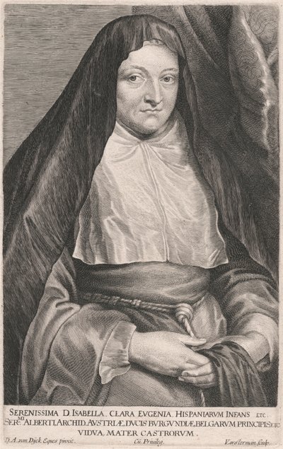 Serenissima D. Isabella Clara Eugenia, Infanta di Spagna ecc. da Lucas Vorsterman