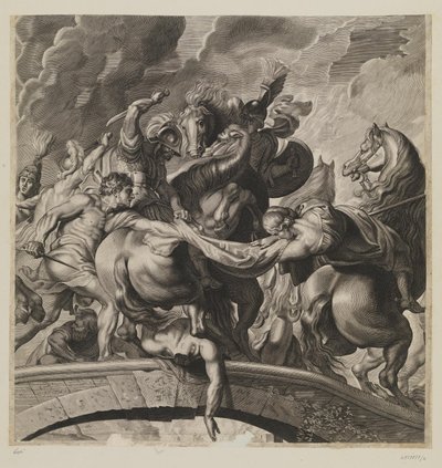 La battaglia contro le Amazzoni da Lucas Vorsterman