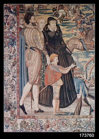 Il Torneo (dettaglio) da Lucas de Heere