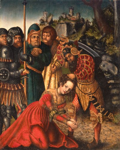 Martirio di Santa Caterina da Lucas school of Cranach