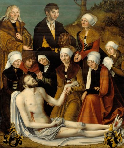 La lamentazione da Lucas studio of Cranach
