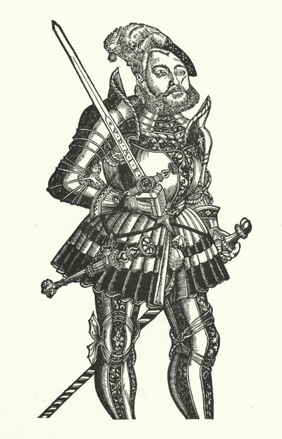 Giovanni Federico I, Elettore di Sassonia (incisione) da Lucas the Elder (after) Cranach