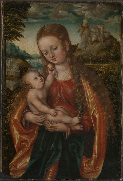 La Vergine e il Bambino, c.1518 da Lucas the Elder (workshop of) Cranach