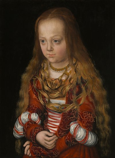 Una principessa di Sassonia, c.1517 da Lucas the Elder Cranach