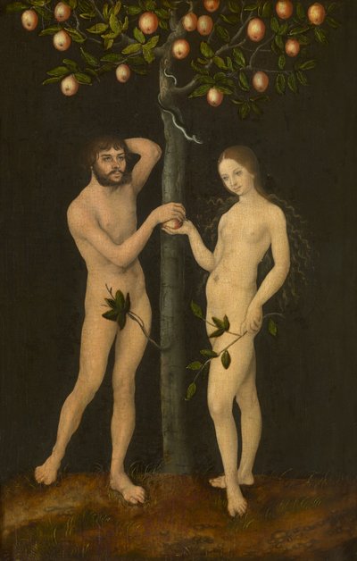 Adamo ed Eva da Lucas the Elder Cranach