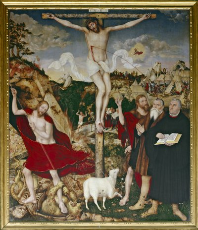 Cristo sulla croce da Lucas the Elder Cranach