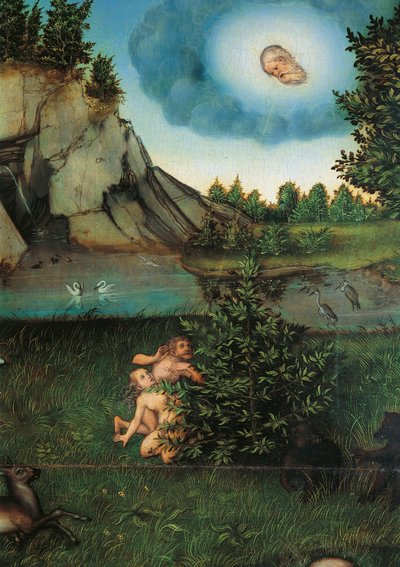 Dettaglio del Paradiso da Lucas the Elder Cranach