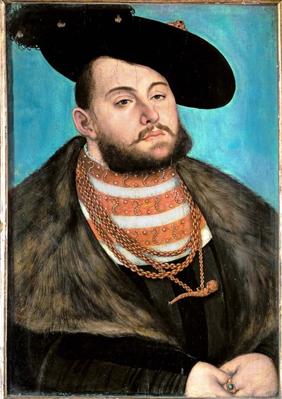 Johann Friedrich il Magnifico Elettore di Sassonia ... da Lucas the Elder Cranach