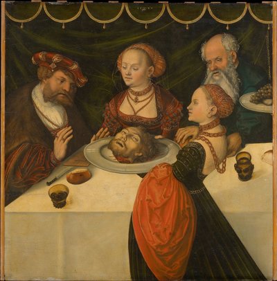 Il banchetto di Erode da Lucas the Elder Cranach
