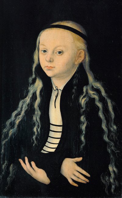 Magdalena Lutero, figlia del riformatore Martin Lutero ... da Lucas the Elder Cranach