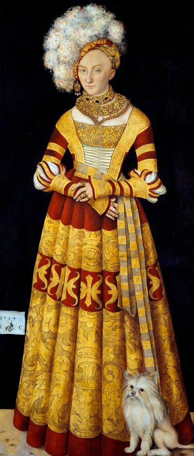 Ritratto di Caterina di Meclemburgo (1487-1561) da Lucas the Elder Cranach