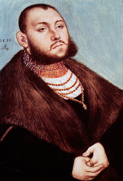 Ritratto di Federico di Sassonia da Lucas the Elder Cranach