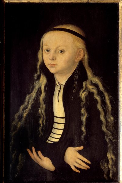 Ritratto di Magdalena Luther da Lucas the Elder Cranach