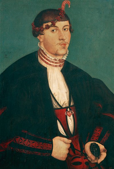 Ritratto di giovane nobile da Lucas the Elder Cranach