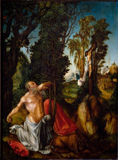 San Girolamo in penitenza da Lucas the Elder Cranach