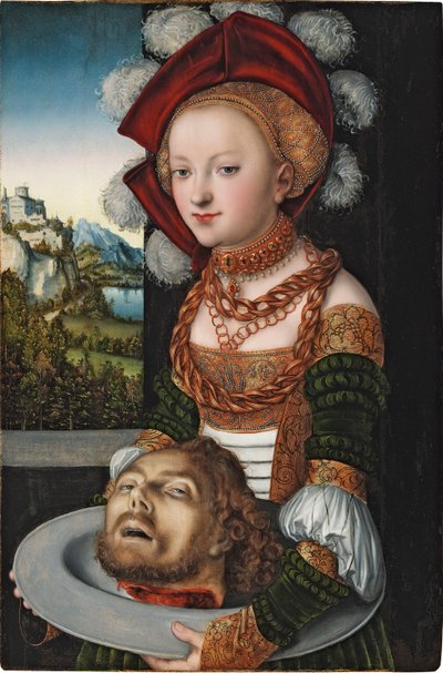 Salome con la testa di San Giovanni Battista da Lucas the Elder Cranach