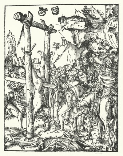 Simone, dal Martirio dei Dodici Apostoli da Lucas the Elder Cranach