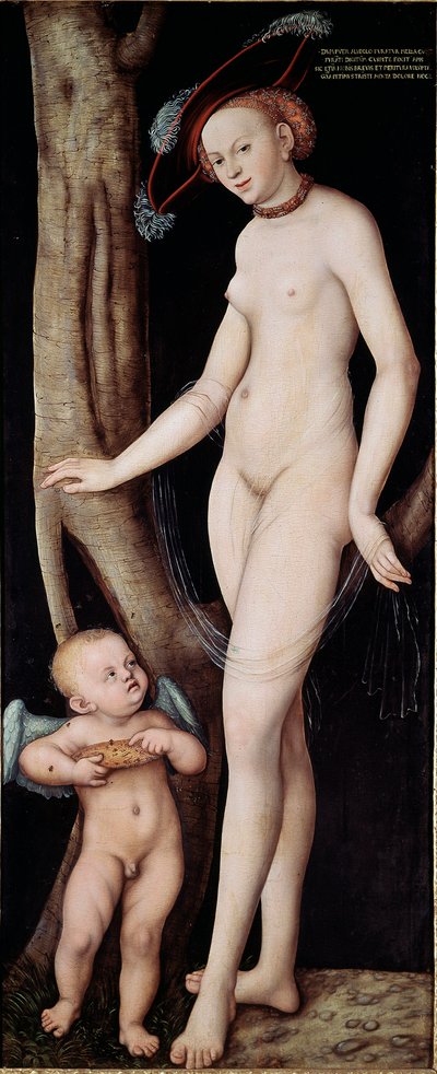 Venere e Cupido da Lucas the Elder Cranach