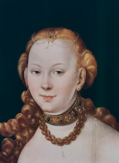 Venere (dettaglio da Venere e Cupido) da Lucas the Elder Cranach
