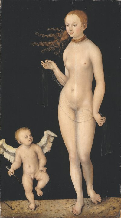 Venere e Cupido da Lucas the Elder Cranach
