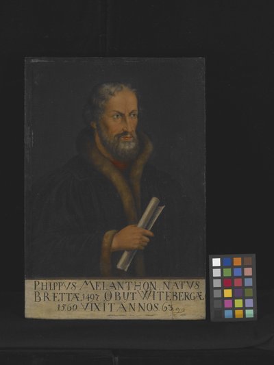 Ritratto di Philipp Melanchthon da Lucas the Younger Cranach