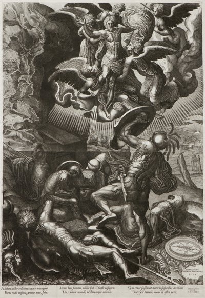 La resurrezione di Cristo da Lucas van Doetechum