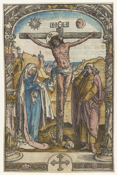 Cristo sulla croce da Lucas van Leyden (attributed to)