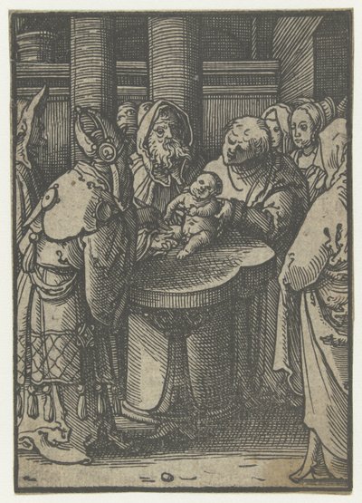 La circoncisione di Cristo da Lucas van Leyden (attributed to)