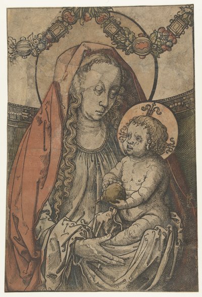 Maria con bambino da Lucas van Leyden (circle of)