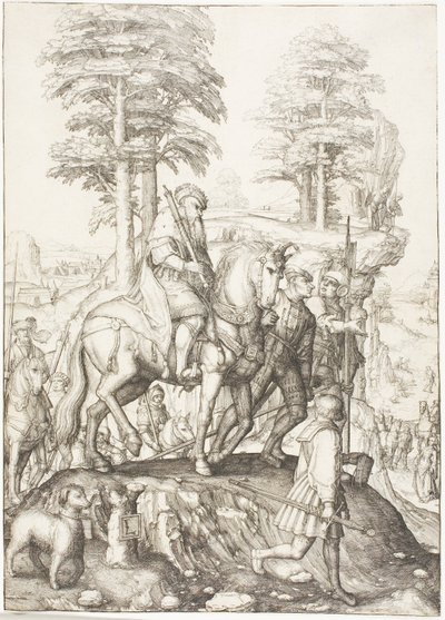 Abigail davanti a Davide da Lucas van Leyden