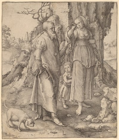 Abramo ripudia Agar da Lucas van Leyden