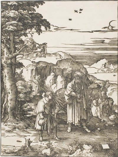 Abramo e Isacco da Lucas van Leyden