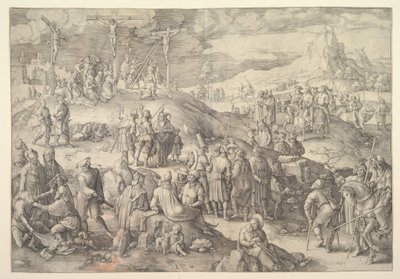 Calvario Golgota, 1517 da Lucas van Leyden