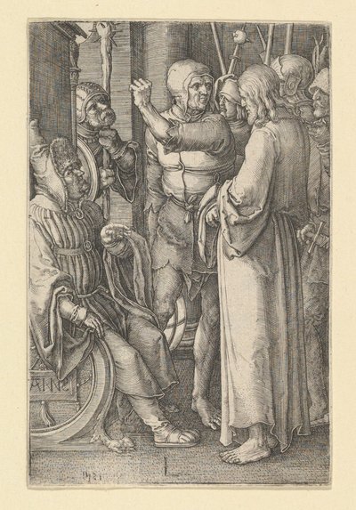 Cristo davanti ad Anna, 1521 da Lucas van Leyden