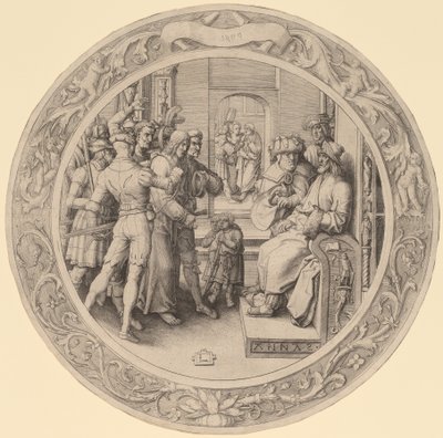 Cristo davanti ad Anna da Lucas van Leyden