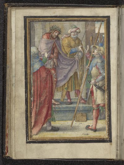 Cristo mostrato al popolo (Ecce Homo) da Lucas van Leyden