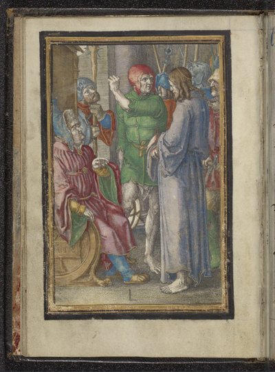 Cristo davanti ad Anna da Lucas van Leyden
