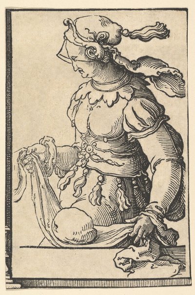 Sibilla Cumana, dalla serie delle Sibille, ca. 1530 da Lucas van Leyden
