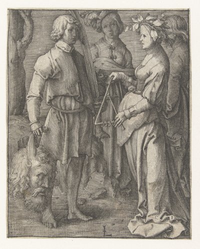 Il trionfo di Davide da Lucas van Leyden