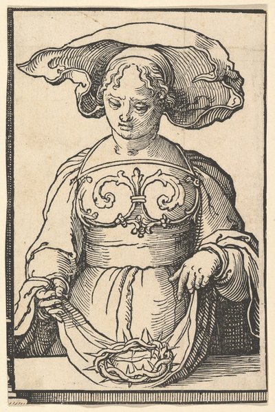 Sibilla Delfica, dalla serie delle Sibille, ca. 1530 da Lucas van Leyden