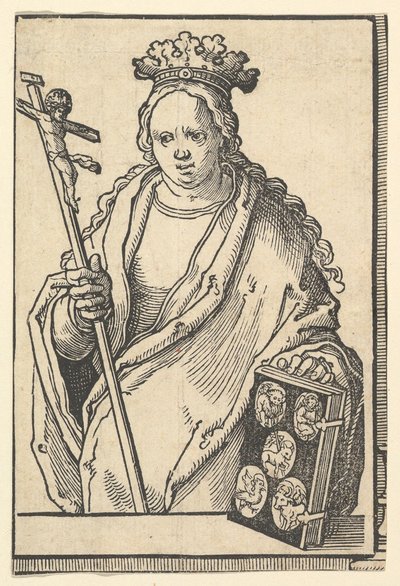 Ecclesia Christi Fede, dalla serie delle Sibille da Lucas van Leyden