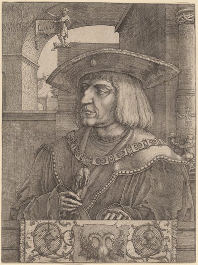 Imperatore Massimiliano I da Lucas van Leyden
