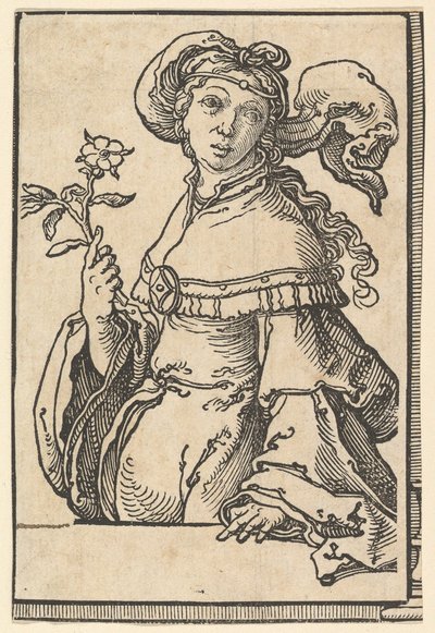 Sibilla Eritrea, dalla serie delle Sibille da Lucas van Leyden