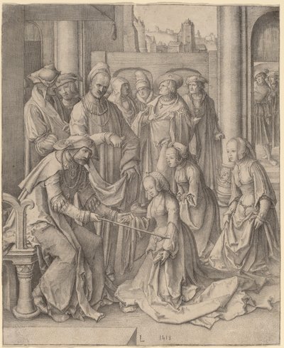 Ester davanti ad Assuero da Lucas van Leyden
