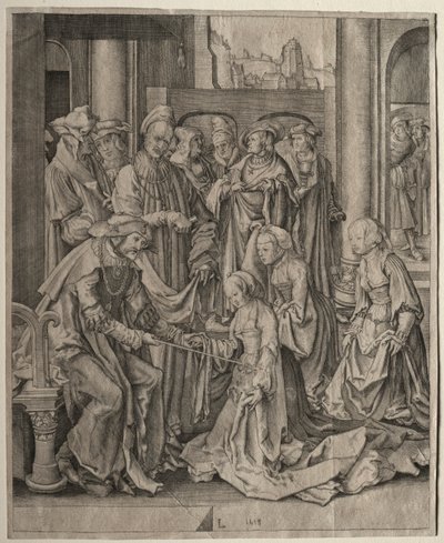 Ester davanti ad Assuero da Lucas van Leyden