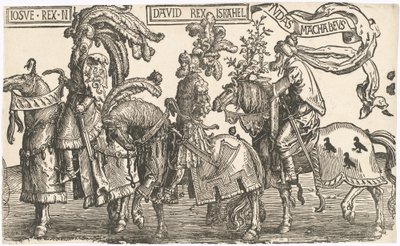 Giosuè, Davide, Giuda Maccabeo da Lucas van Leyden