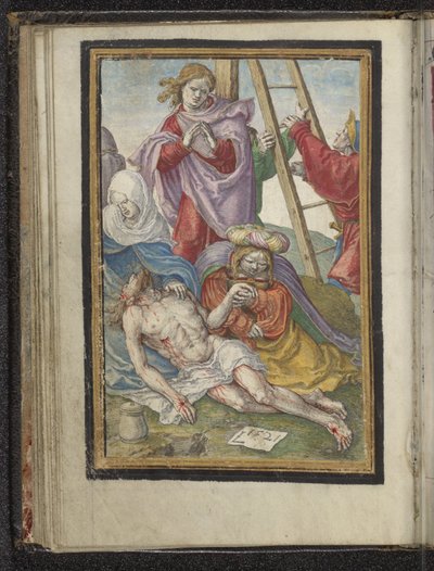 Deposizione dalla croce da Lucas van Leyden
